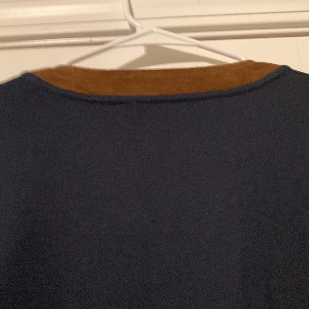Lauren Ralph Lauren navy  3/4 sleeves Lauren Ralph Lauren top - Picture 7 of 8